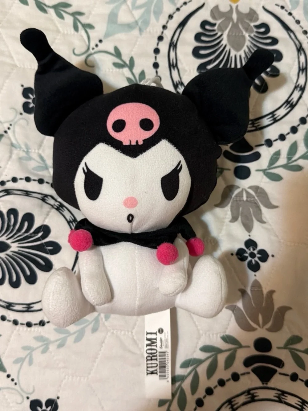 Plush Toy - Black, White & Pink Soft Kids Toy